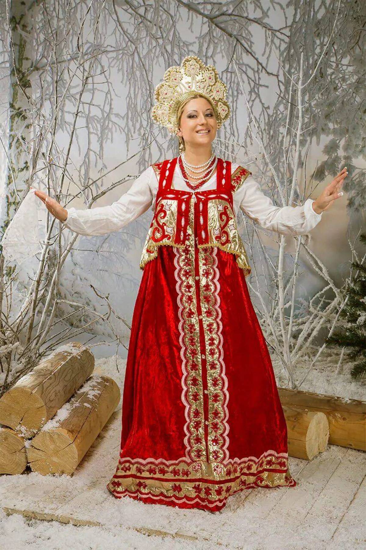 Girls in Slavic costumes in Ottawa